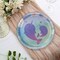 8 Count Iridescent Narwhal Party Paper Dessert Plates 7 Inch Disposable Kids Birthday Supplies